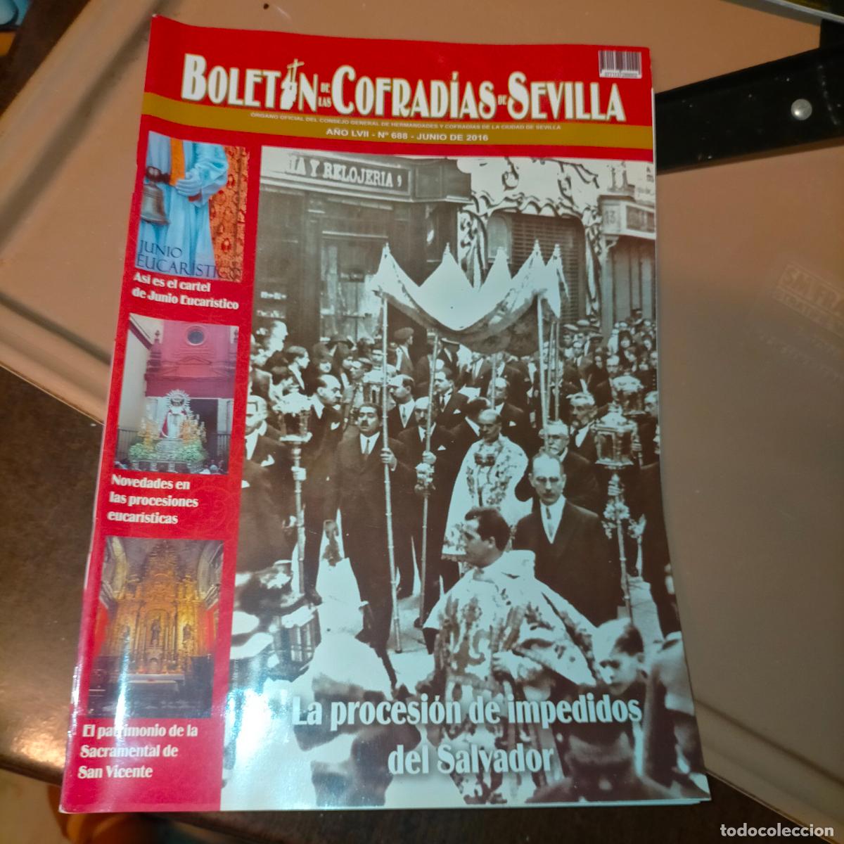Coleccionismo de Revistas y Peri&oacute;dicos: REVISTA SEMANA SANTA BOLETIN DE LAS COFRADIAS DE SEVILLA - VIRGEN CRISTO HERMANDADES