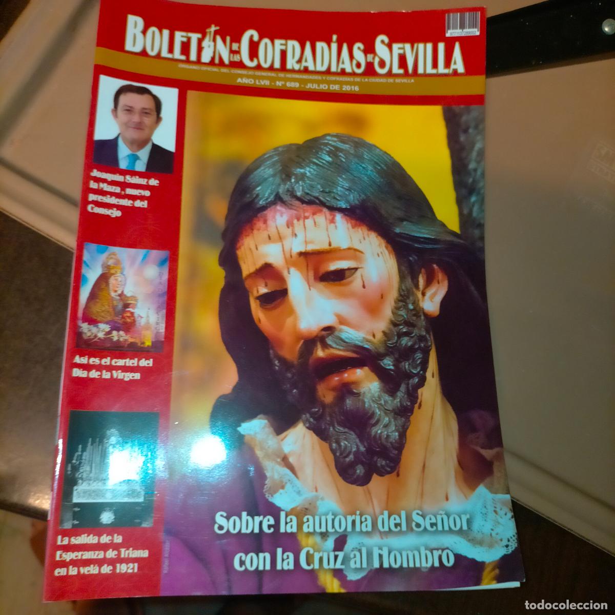 Collection Magazines and Newspapers: REVISTA SEMANA SANTA BOLETIN DE LAS COFRADIAS DE SEVILLA - VIRGEN CRISTO HERMANDADES