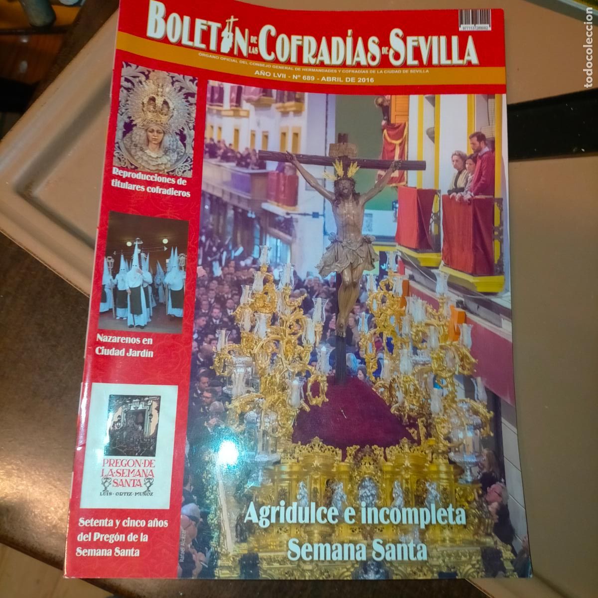 Sammeln von Zeitschriften und Zeitungen: REVISTA SEMANA SANTA BOLETIN DE LAS COFRADIAS DE SEVILLA - VIRGEN CRISTO HERMANDADES