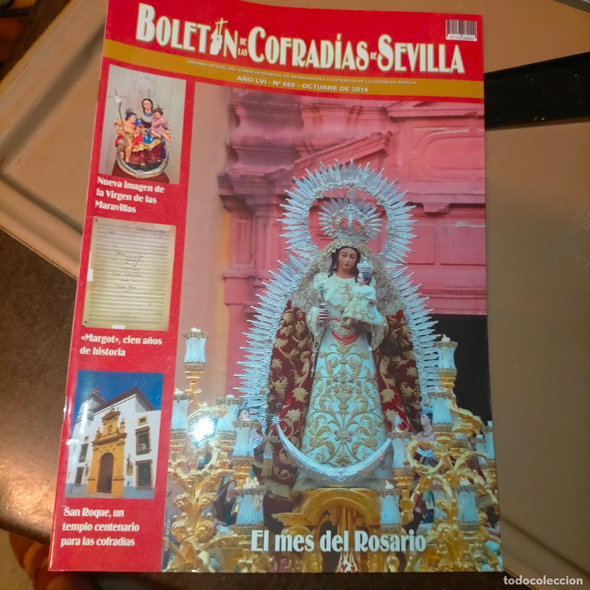 Coleccionismo de Revistas y Peri&oacute;dicos: REVISTA SEMANA SANTA BOLETIN DE LAS COFRADIAS DE SEVILLA - VIRGEN CRISTO HERMANDADES