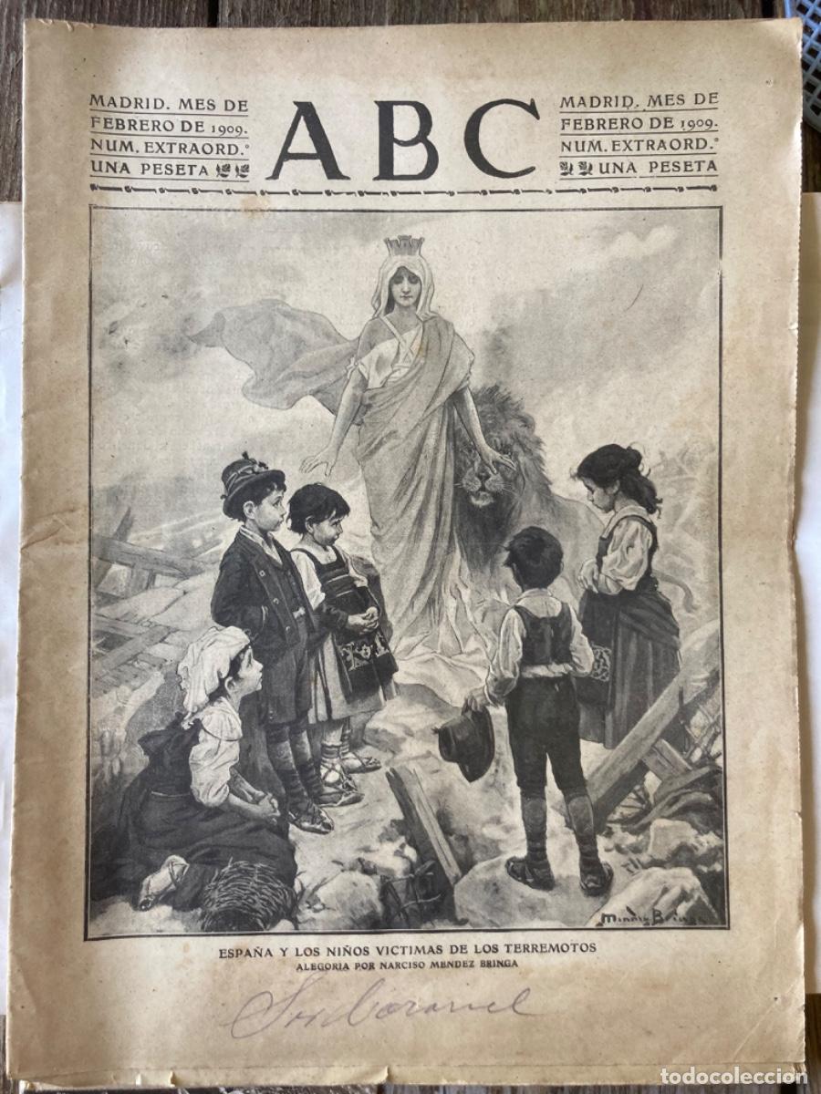 Coleccionismo de Revistas y Peri&oacute;dicos: ABC 1909 Dedicado a las v&iacute;ctimas del terremoto