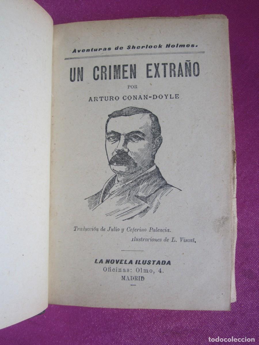Coleccionismo de Revistas y Peri&oacute;dicos: UN CRIMEN EXTRA&Ntilde;O Y PERRO BASKERVILLE NUEVOS TRIUNFOS SHERLOCK HOLMES C. DOYLE. CAR 8