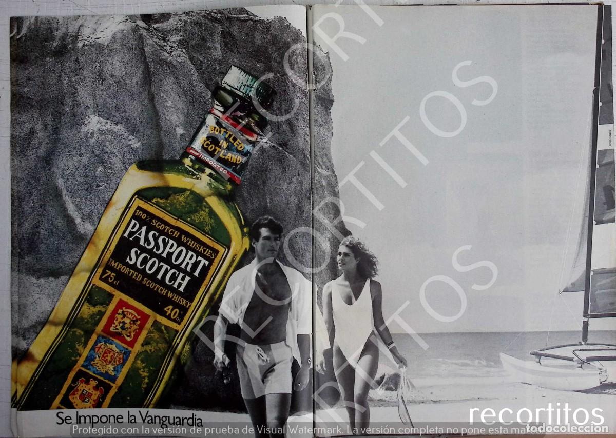 Coleccionismo de Revistas y Peri&oacute;dicos: PASSPORT SCOTCH WHISKY ANUNCIO PUBLICIDAD
