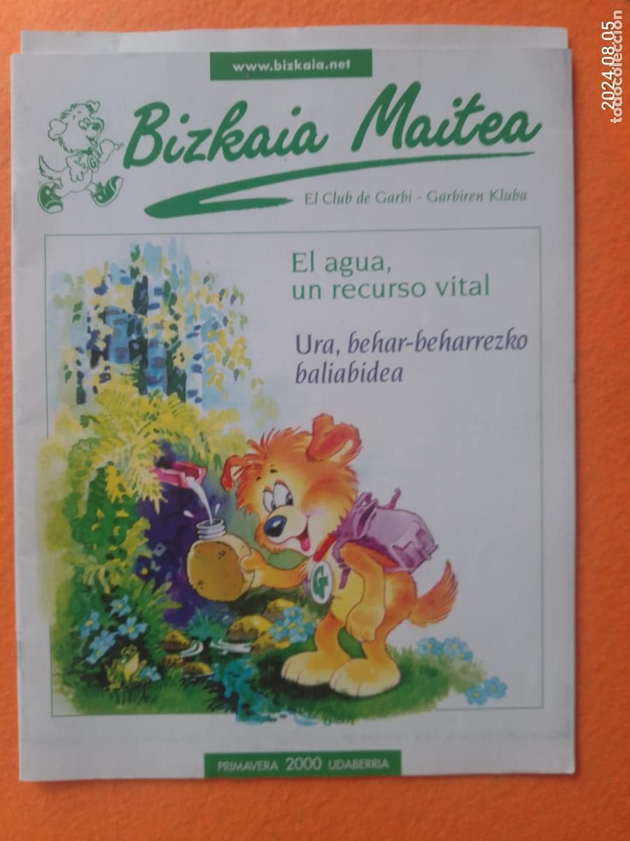 Collezionismo di Riviste e Giornali: REVISTA BIZKAIA MAITEA - EL CLUB DE GARBI - PRIMAVERA 2000 - 40 P&Aacute;GINAS + POSTER
