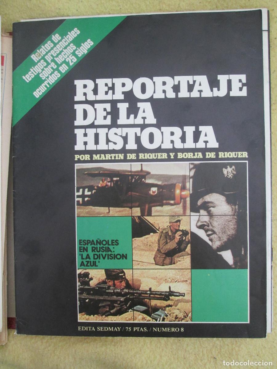 Coleccionismo de Revistas y Peri&oacute;dicos: REPORTAJE DE LA HISTORIA - EDITA SEDMAY N8