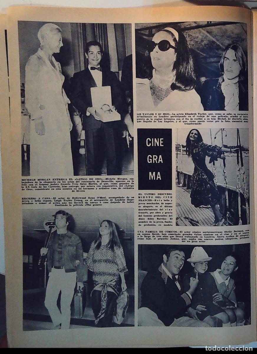 Coleccionismo de Revistas y Peri&oacute;dicos: MICHELE MORGAN ELIZABETH TAYLOR LIZ SHELLY BERMAN RYAN ONEAL SZABO