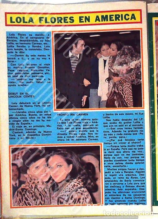 Coleccionismo de Revistas y Peri&oacute;dicos: LOLA FLORES CARMEN LOLITA ANTONIO GONZALEZ