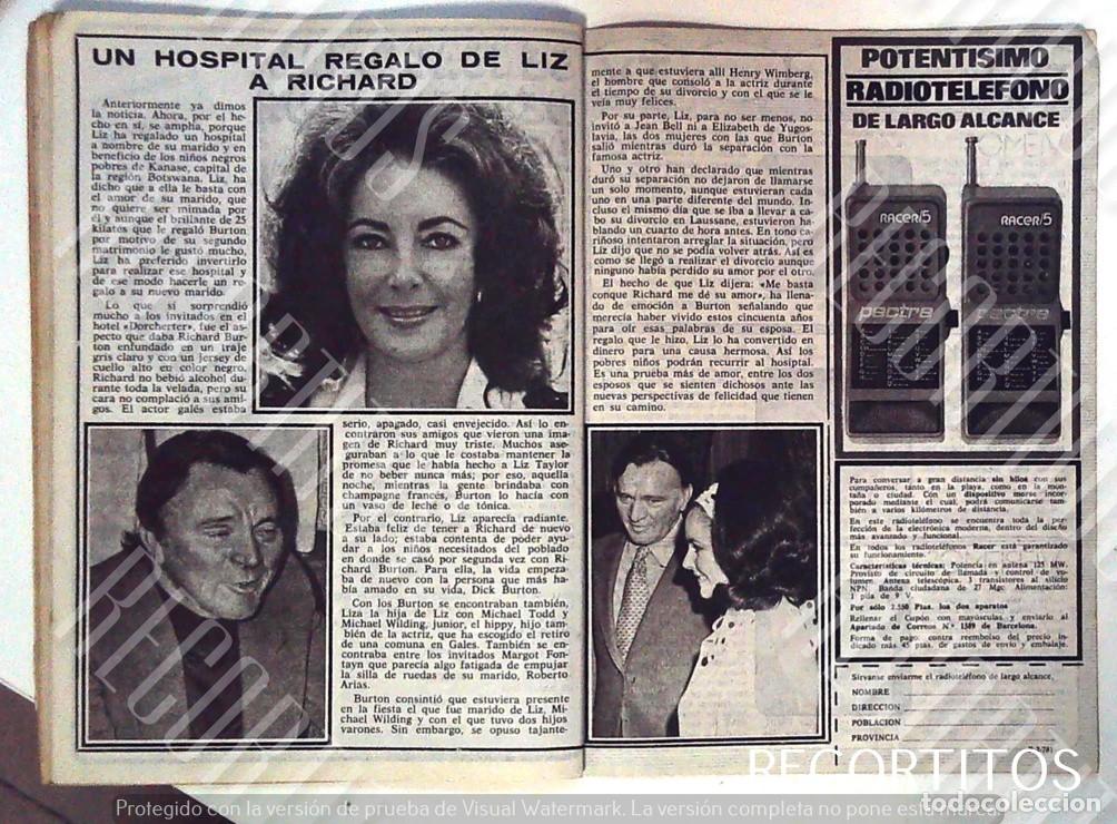 Coleccionismo de Revistas y Peri&oacute;dicos: LIZ ELIZABETH TAYLOR REGALO UN HOSPITAL A RICHARD BURTON