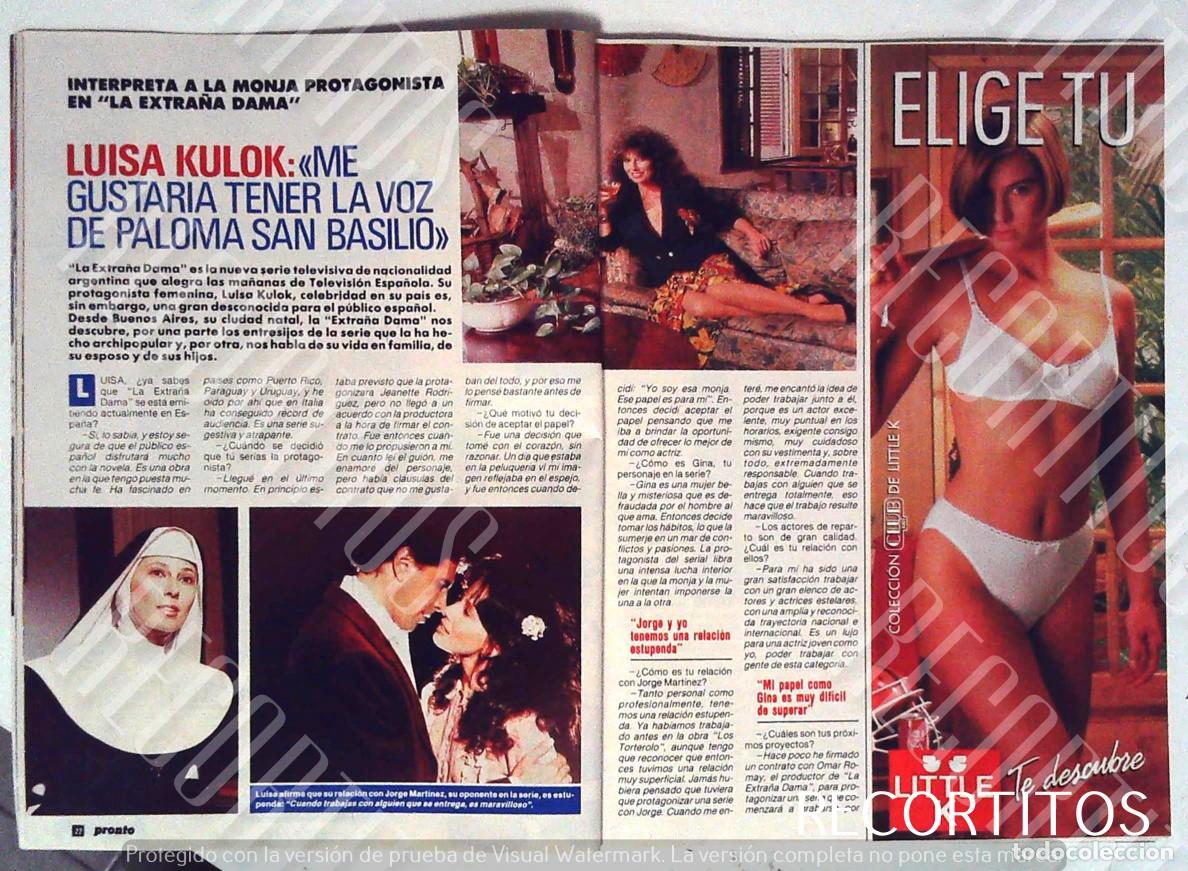 Coleccionismo de Revistas y Peri&oacute;dicos: LUISA KULOK LA EXTRA&Ntilde;A DAMA LA MONJA LITTLE K LENCERIA