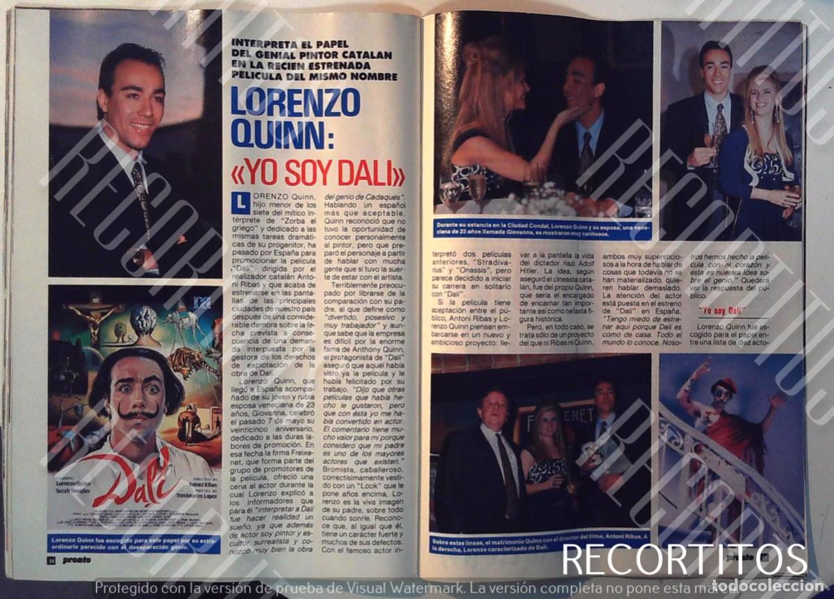 Coleccionismo de revistas y peri&oacute;dicos: LORENZO QUINN ES DALI SALVADOR