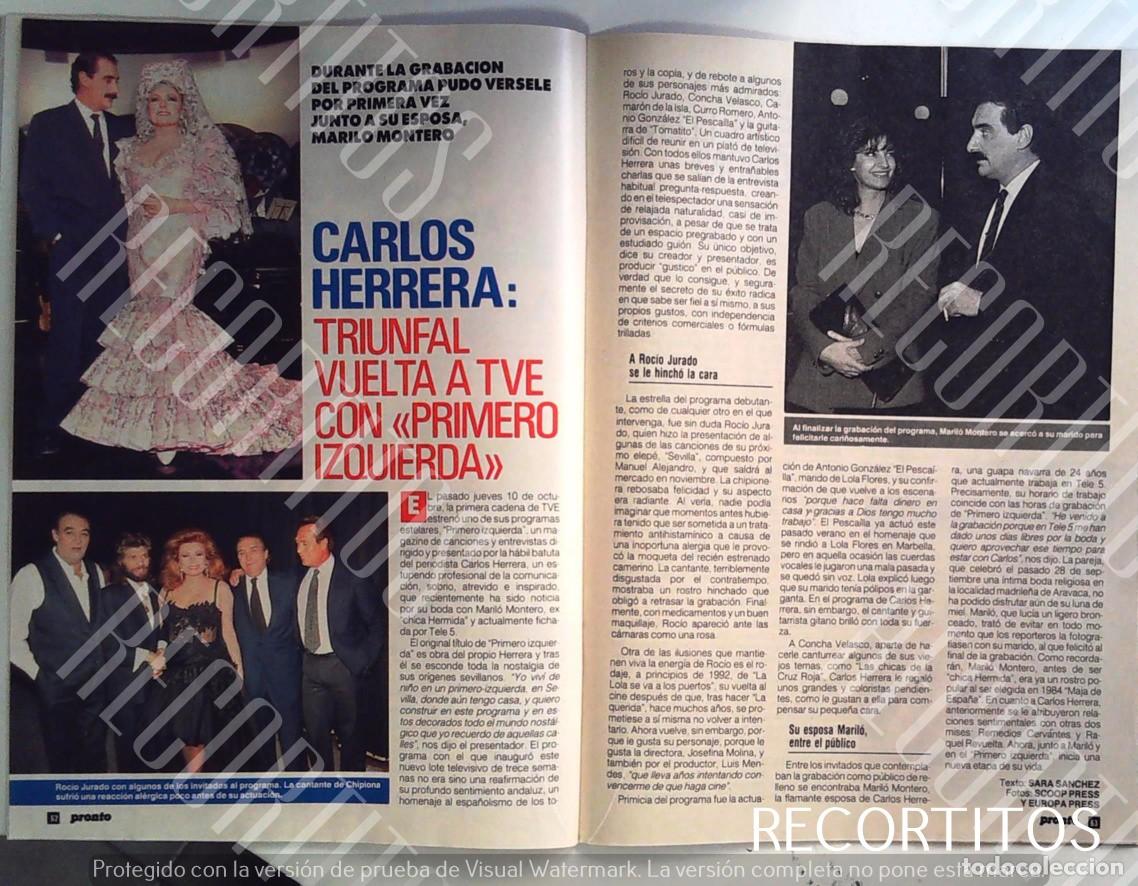 Coleccionismo de Revistas y Peri&oacute;dicos: CARLOS HERRERA ROCIO JURADO