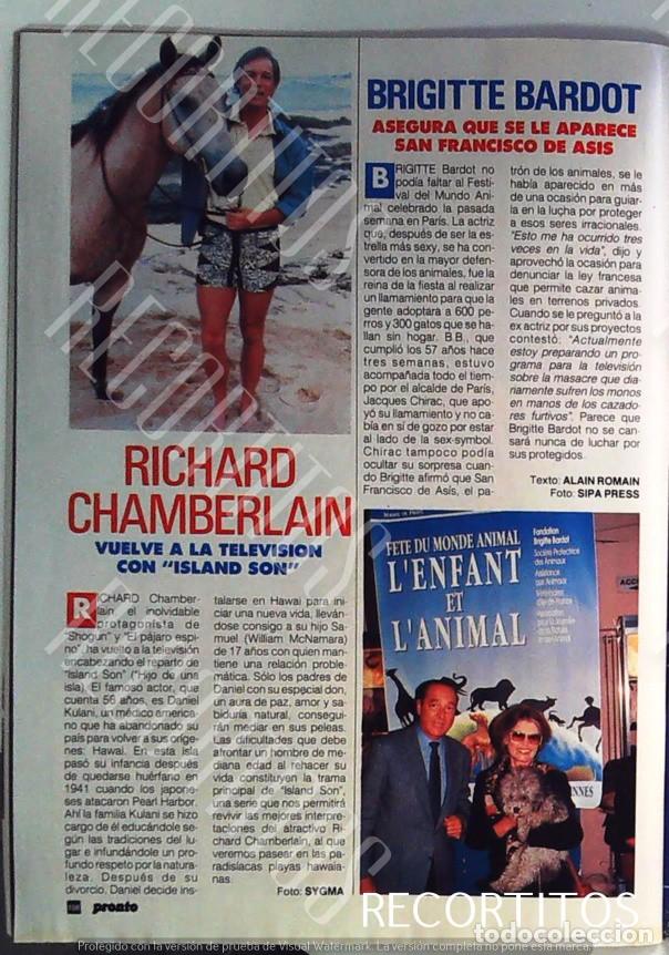 Coleccionismo de Revistas y Peri&oacute;dicos: RICHARD CHAMBERLAIN BB BRIGITTE BARDOT