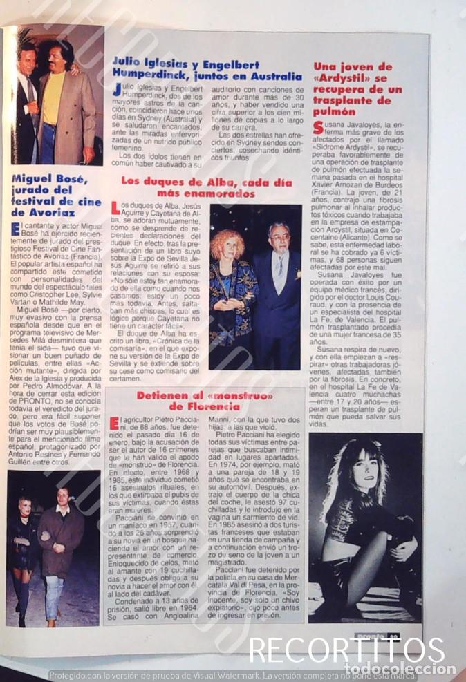 Coleccionismo de Revistas y Peri&oacute;dicos: JULIO IGLESIAS ENGELBERT HUMPERDINCK CAYETANA DE ALBA MIGUEL BOSE