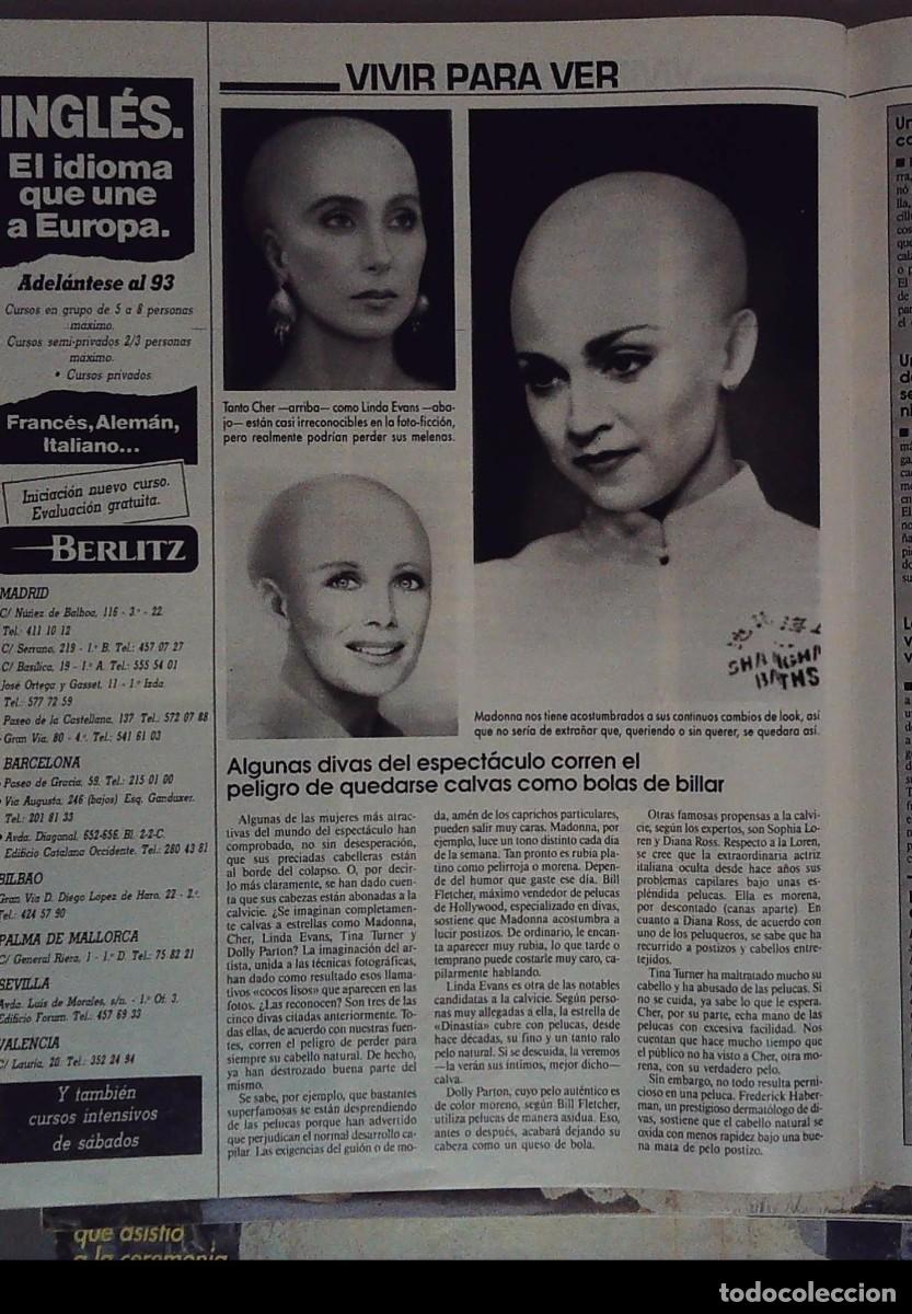 Coleccionismo de Revistas y Peri&oacute;dicos: MADONNA CHER LINDA EVANS