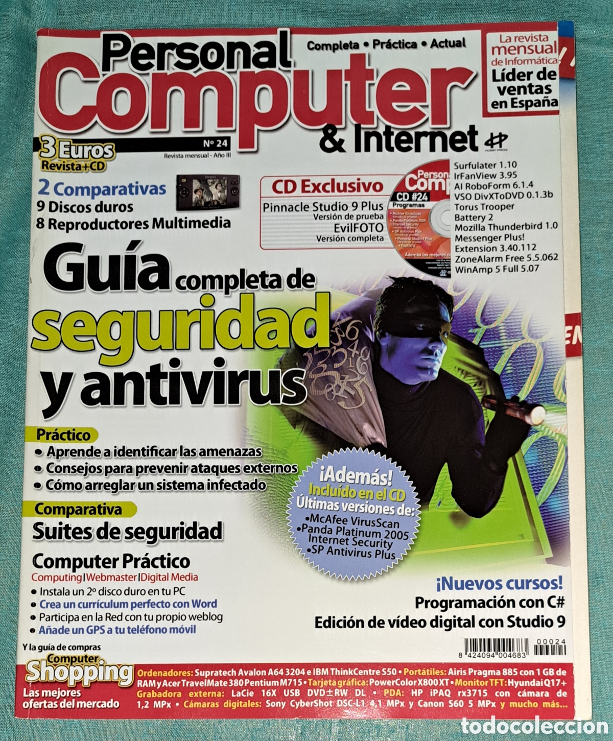 Collezionismo di Riviste e Giornali: REVISTA PERSONAL COMPUTER & INTERNET N&deg; 24, INCLUYE CD NUEVO