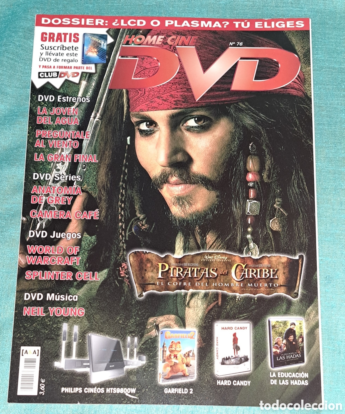 Collezionismo di Riviste e Giornali: REVISTA HOME CINE DVD N&deg;76, ESTRENOS, SERIES, JUEGOS, M&Uacute;SICA