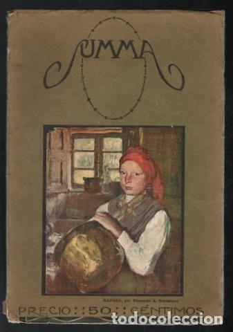 Collectionnisme de Revues et Journaux: SUMMA. Revista Selecta Ilustrada Quincenal. A&ntilde;o I n&ordm; 3. Noviembre 1915