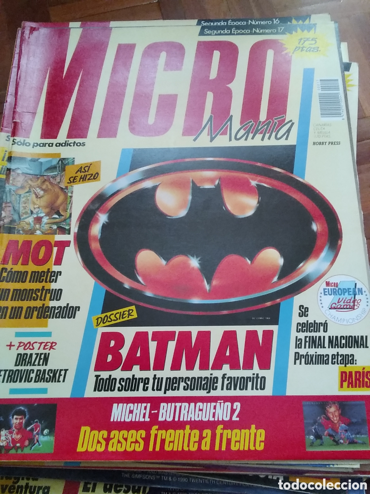 Coleccionismo de Revistas y Peri&oacute;dicos: Microman&iacute;a segunda &eacute;poca numero 17 a&ntilde;o 1989 octubre hobby press