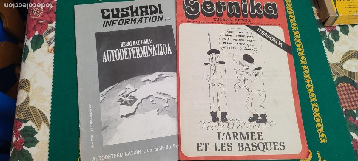 Sammeln von Zeitschriften und Zeitungen: Lote revistas Euskadi transici&oacute;n ETA