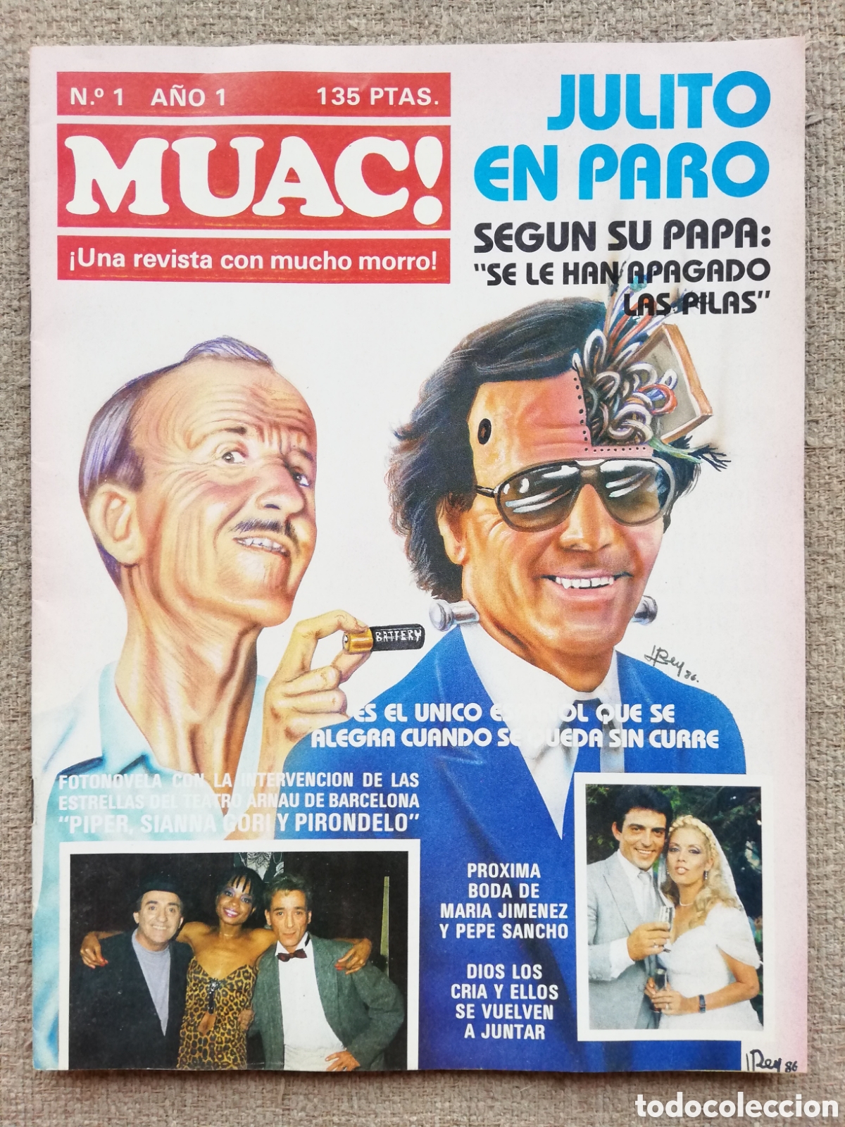 Coleccionismo de revistas y peri&oacute;dicos: Revista Muac!. A&ntilde;o 1 n&uacute;mero 1. 1986