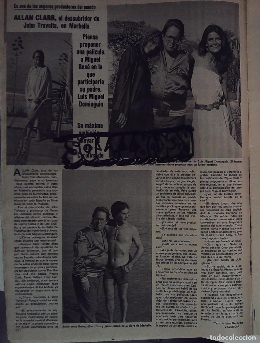 Collection Magazines and Newspapers: ALLAN CLARR JOHN TRAVOLTA JAIME OSTOS