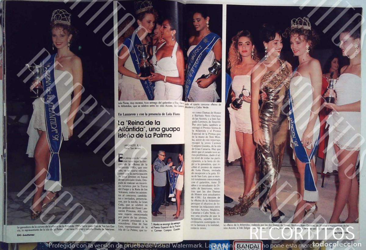 Coleccionismo de revistas y peri&oacute;dicos: MISS LA REINA DE LA ATLANTIDA LOLA FLORES ELSA DE SAN LUIS GARCIA 1991