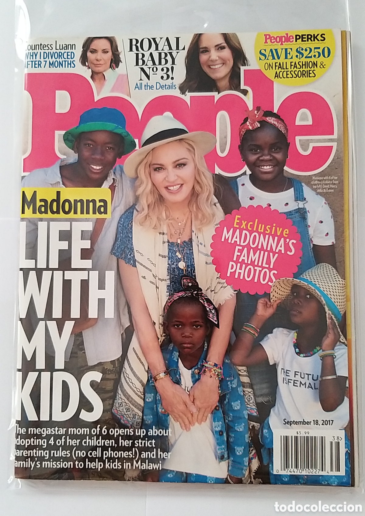 Coleccionismo de Revistas y Peri&oacute;dicos: Madonna People Magazine 2017
