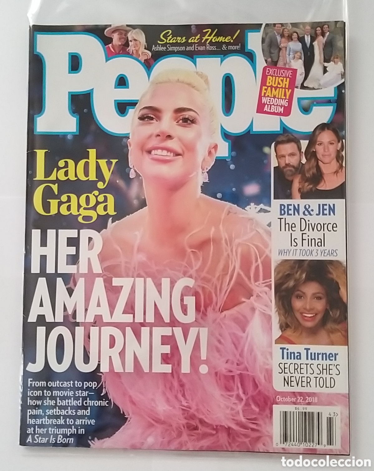 Collezionismo di Riviste e Giornali: Lady Gaga People Magazine 2018