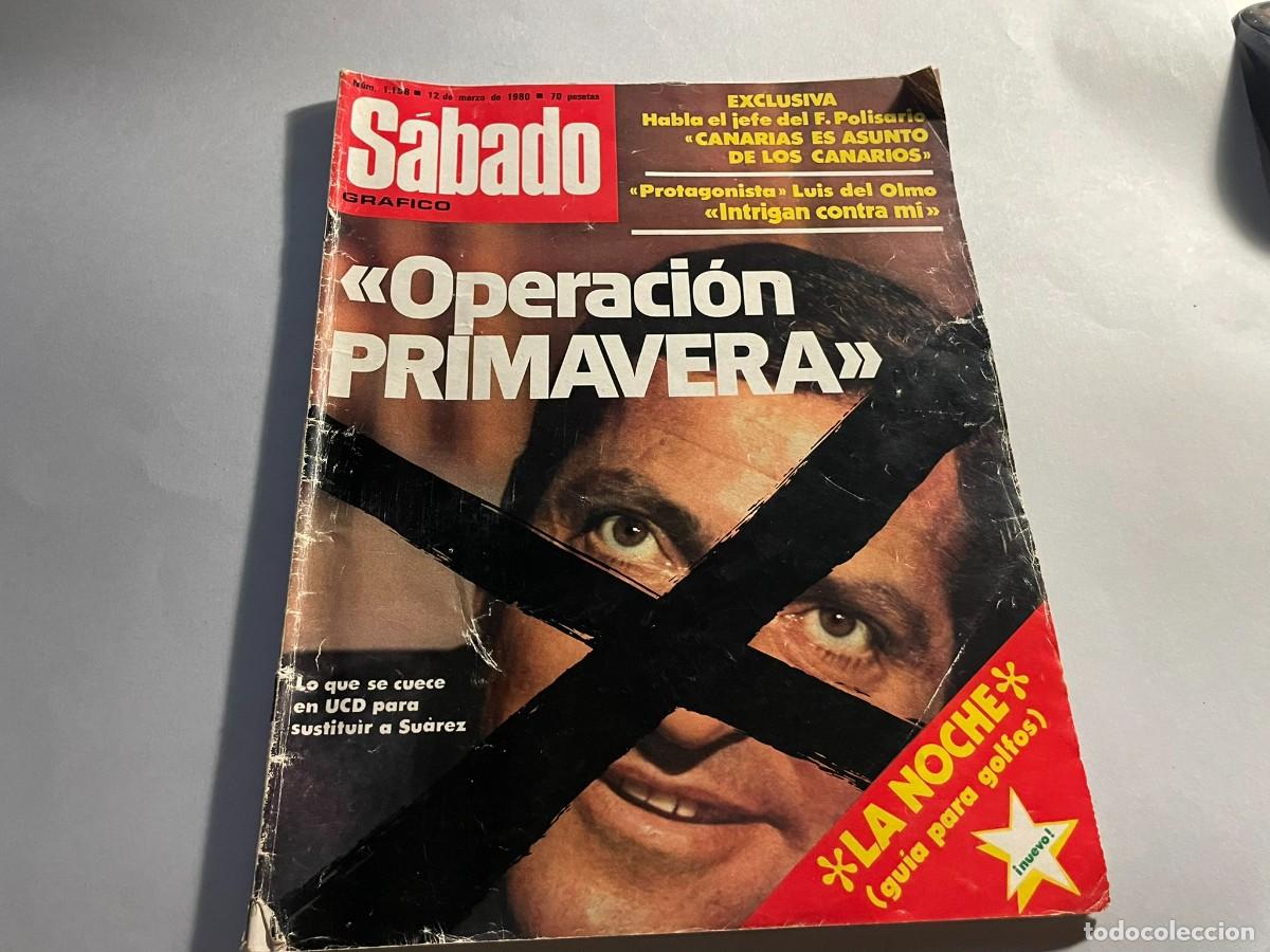 Colecionismo de Revistas e Jornais: REVISTA S&Aacute;BADO GR&Aacute;FICO 12 DE MARZO 1980 BOMBA AT&Oacute;MICA EN VALENCIA EMMANUELLE SYLVIA KRISTEL