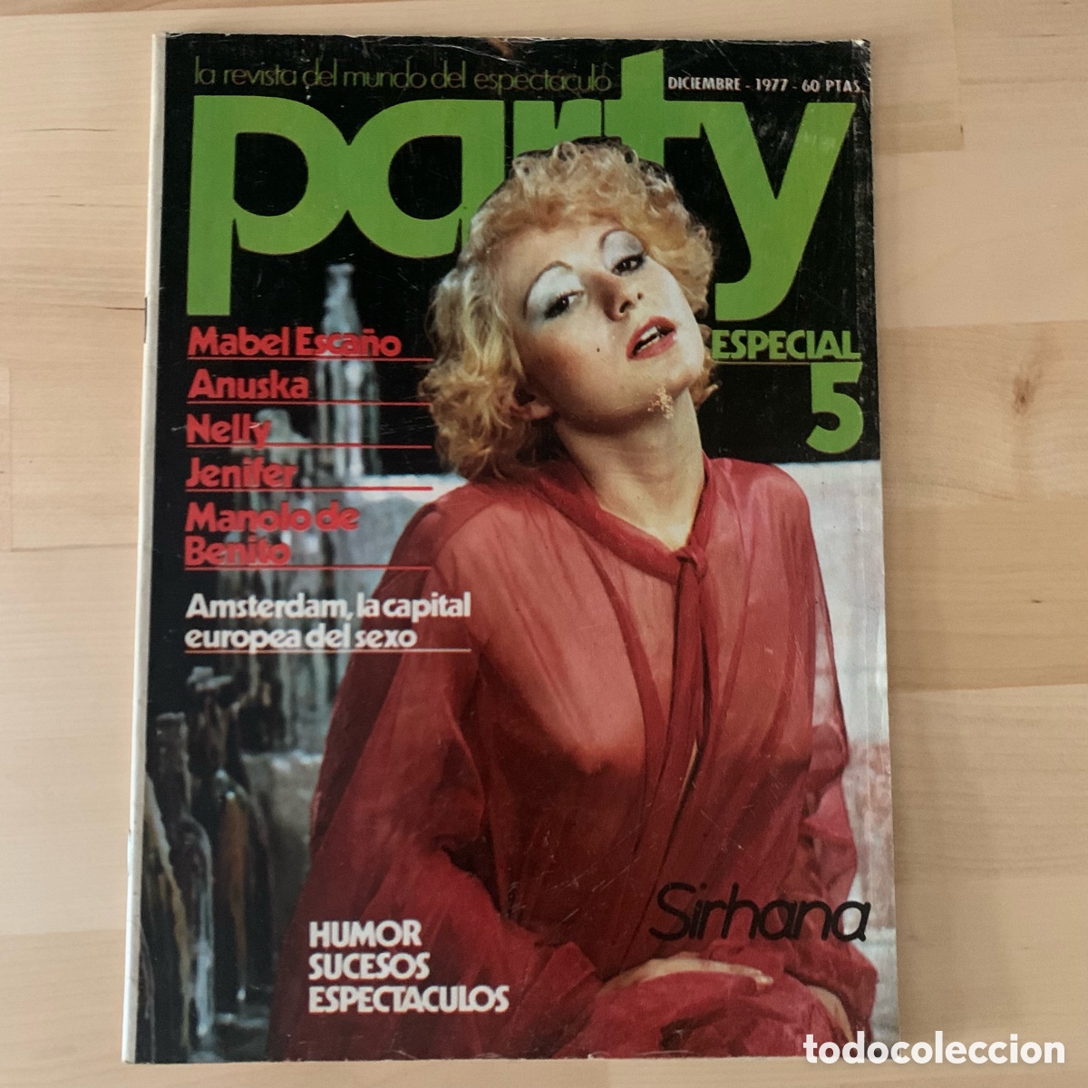 Coleccionismo de revistas y peri&oacute;dicos: La revista del mundo del espect&aacute;culo party n&ordm; 5 especial diciembre 1977