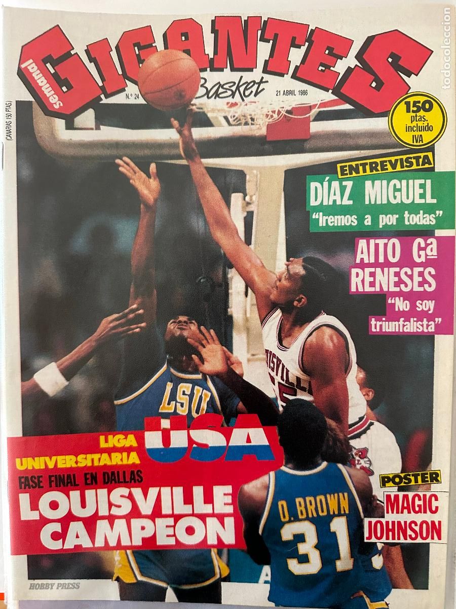Coleccionismo de Revistas y Peri&oacute;dicos: Revista Gigantes del basquet - 24