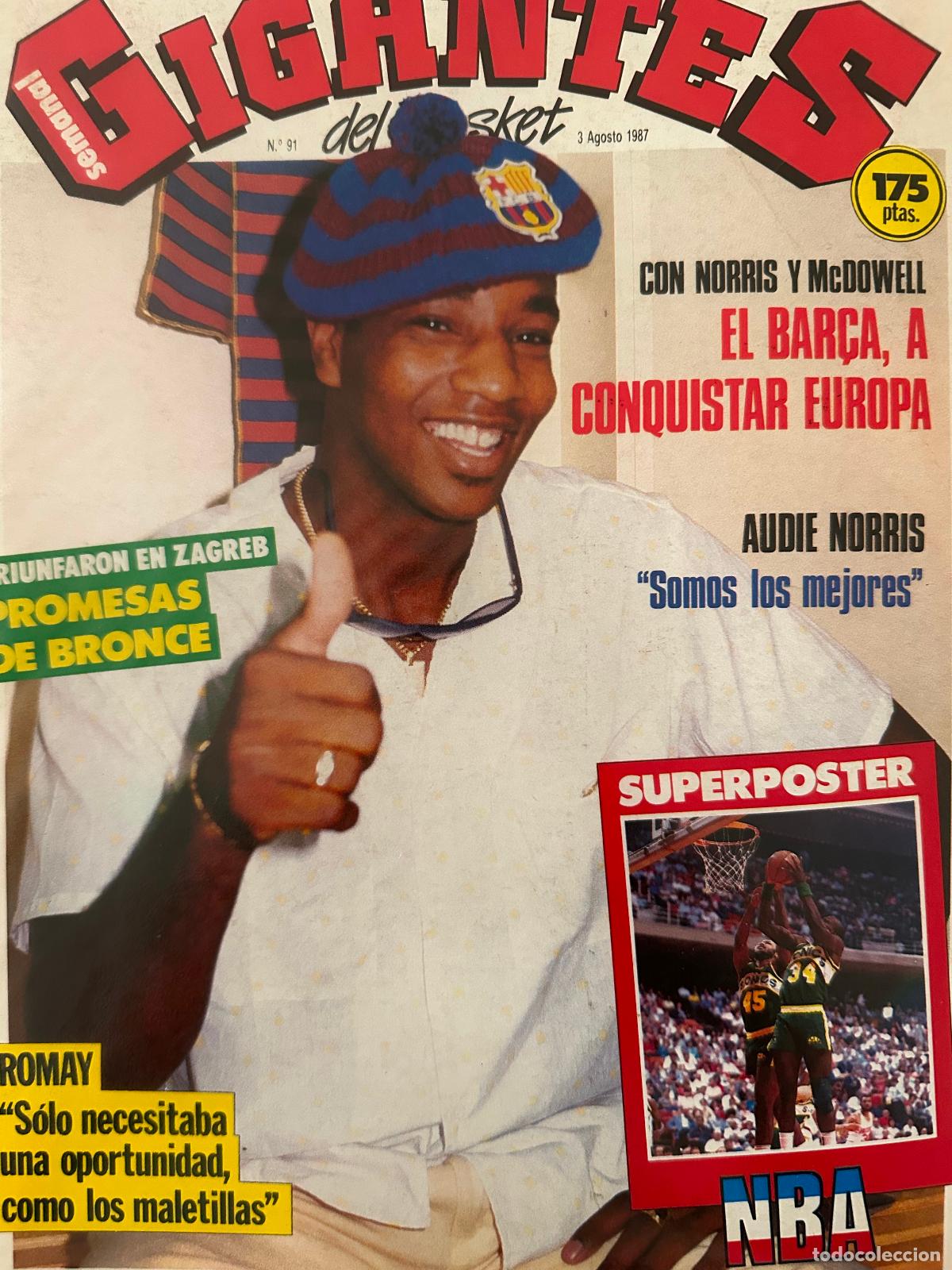 Coleccionismo de revistas y peri&oacute;dicos: Revista Gigantes del basquet - 91