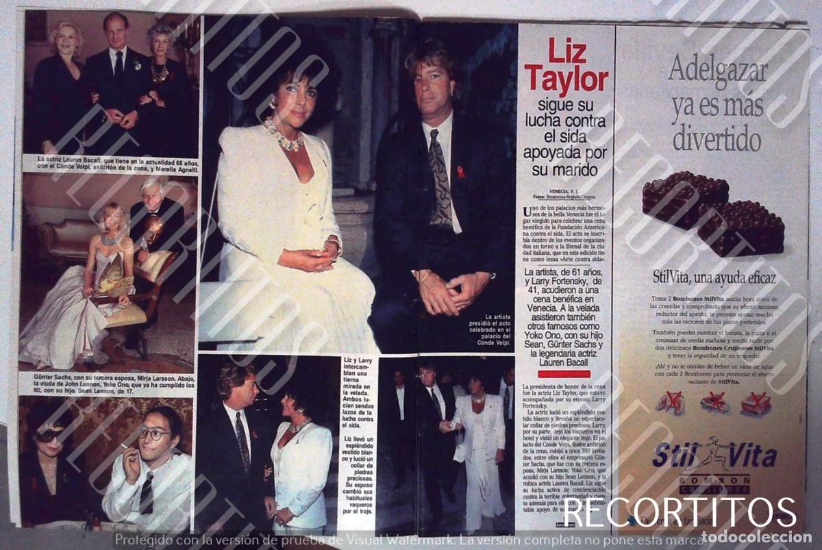 Coleccionismo de Revistas y Peri&oacute;dicos: elizabeth taylor liz sea lennon yoko ono mirja gunther sachs