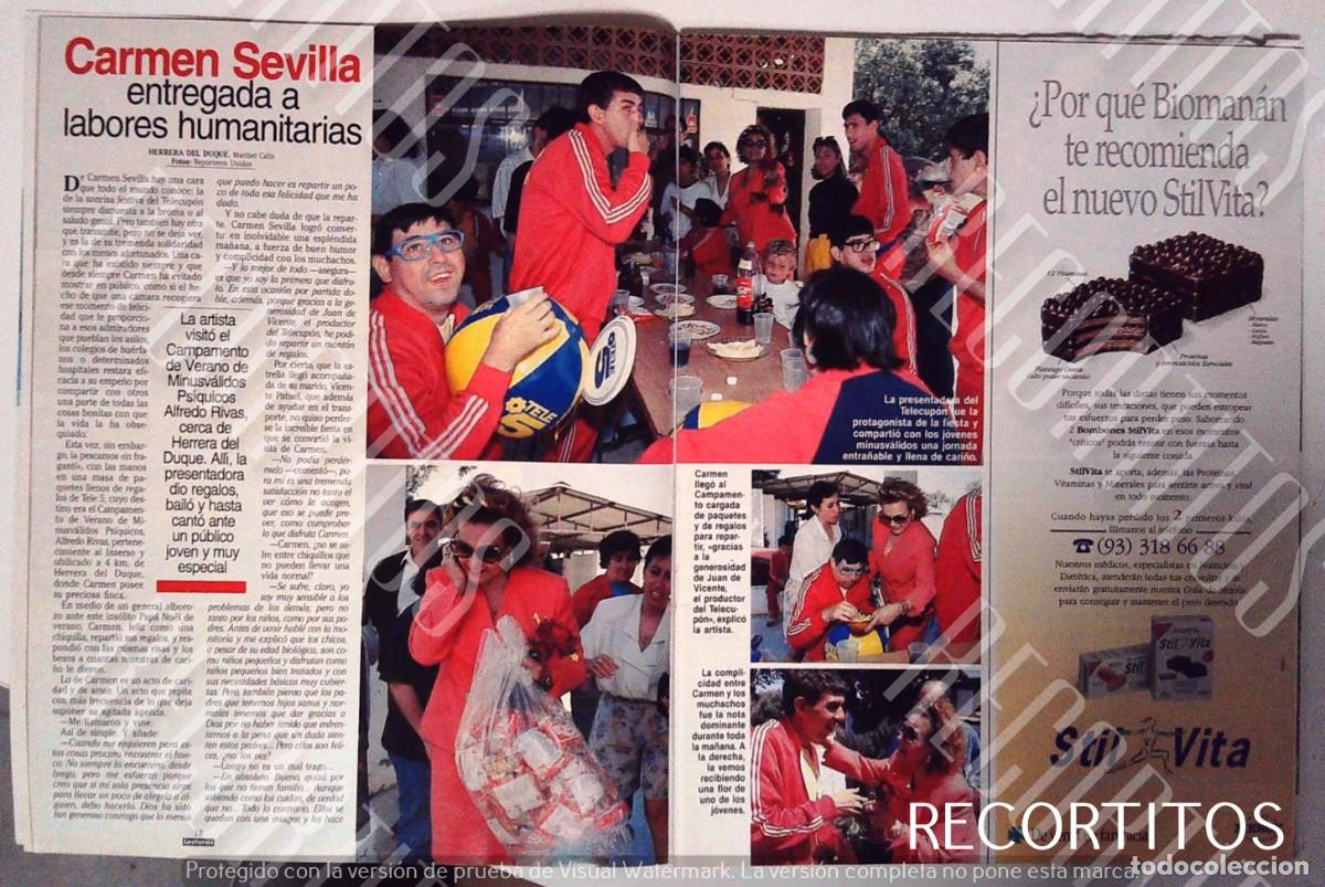 Coleccionismo de Revistas y Peri&oacute;dicos: carmen sevilla discapacitados