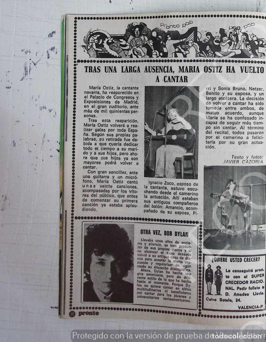Coleccionismo de Revistas y Peri&oacute;dicos: maria ostiz bob dylan
