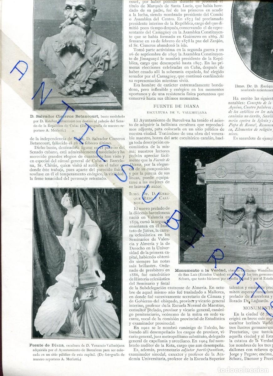 Collectionnisme de Revues et Journaux: REVISTA A&Ntilde;O 1914 FUENTE DE DIANA VALLMITJANA OBISPO REIG CASANOVA MANCOMUNITAT PRAT DE LA RIBA