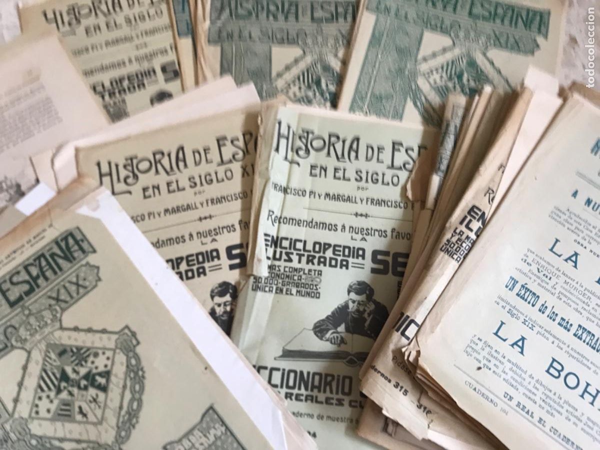 Coleccionismo de revistas y peri&oacute;dicos: FASC&Iacute;CULOS Historia de Espa&ntilde;a en el siglo XIX. Pi Margall. Pi Arsuaga