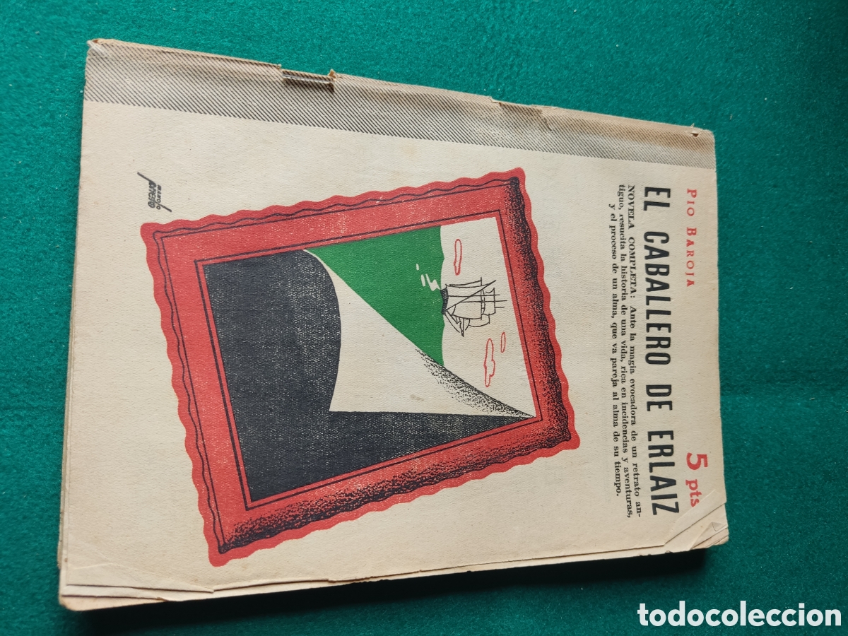 Coleccionismo de Revistas y Peri&oacute;dicos: Revista literaria El caballero de erlaiz de P&iacute;o Baroja 1952