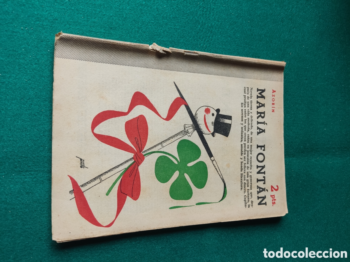 Coleccionismo de Revistas y Peri&oacute;dicos: Revista literaria mar&iacute;a fontan de Azor&iacute;n