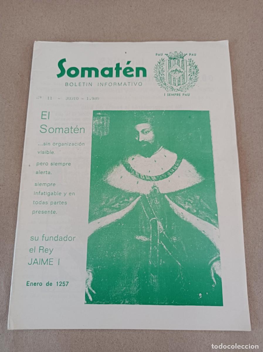 Coleccionismo de Revistas y Peri&oacute;dicos: REVISTA SOMAT&Eacute;N BOLET&Iacute;N INFORMATIVO N&ordm; 11 A&Ntilde;O 1989