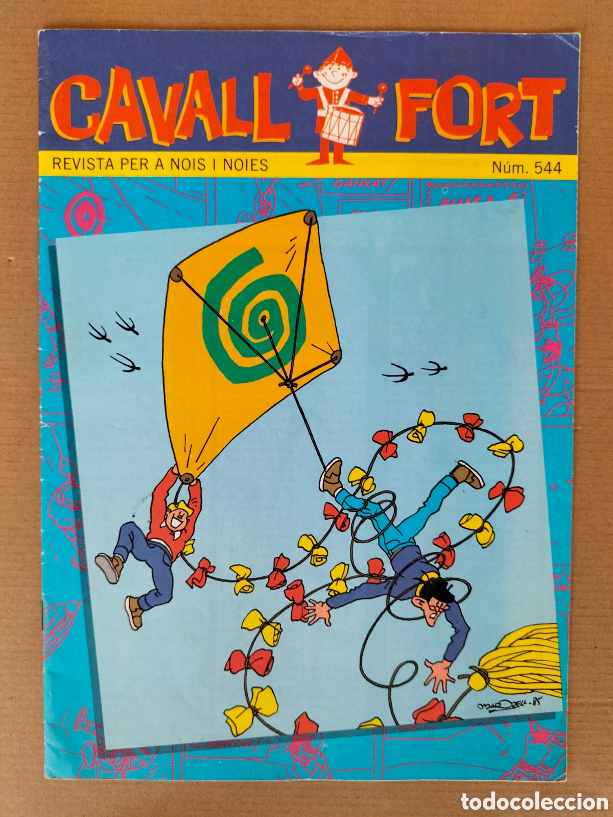 Collezionismo di Riviste e Giornali: Cavall fort. Mar&ccedil; 1985 n&uacute;m 544. Revista per a nois i noies. Portada Madorell