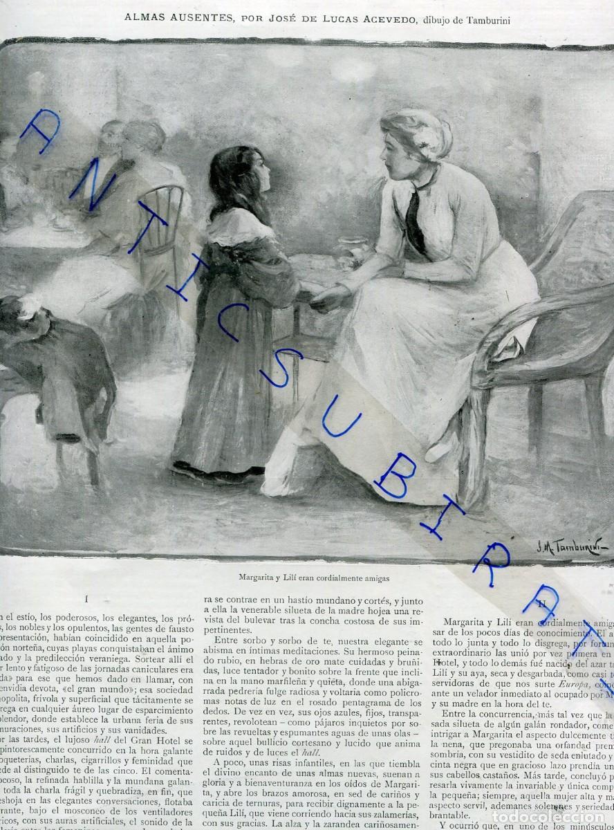 Collection Magazines and Newspapers: REVISTA A&Ntilde;O 1914 LUCAS ACEVEDO TAMBURINI VICENTE CARRERES ARZOBISPO DE VALENCIA MENENDEZ CONDE