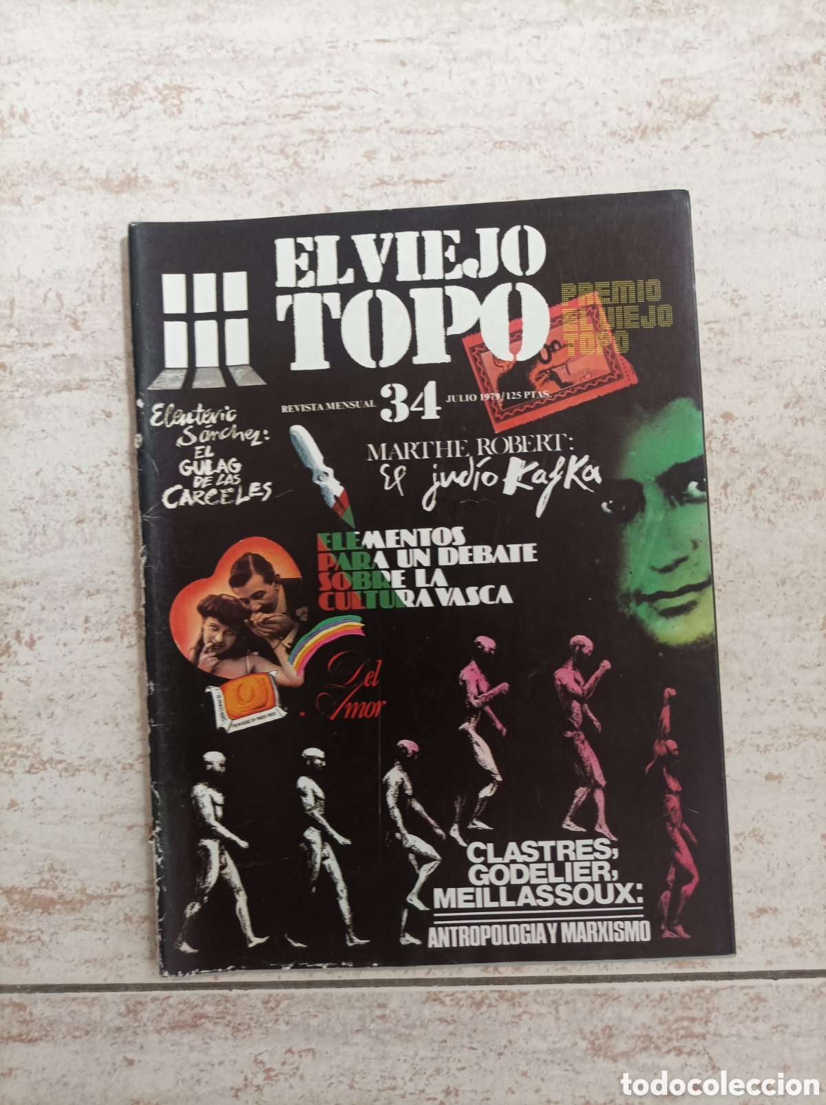 Coleccionismo de revistas y peri&oacute;dicos: EL VIEJO TOPO N&Uacute;MERO 34 A&Ntilde;O 1979 REVISTA COMPLETA PERO ALGUNA HOJA SUELTA