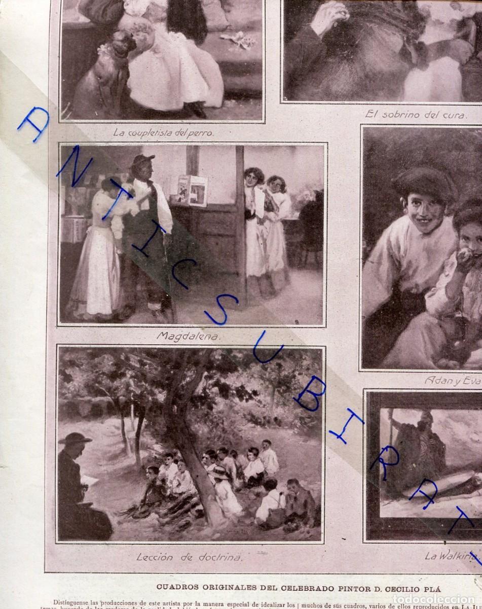 Sammeln von Zeitschriften und Zeitungen: REVISTA A&Ntilde;O 1910 CECILIO CECILI PLA HERMANOS OSLE EN ZARAGOZA GUERRA DE AFRICA MARRUECOS RIF VICTIMA