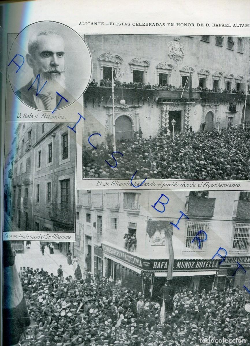 Coleccionismo de revistas y peri&oacute;dicos: REVISTA A&Ntilde;O 1910 RAFAEL ALTAMIRA ALICANTE EL BEISBOL BASE-BALL EN BARCELONA TEAM IRIS FE DUBONNET