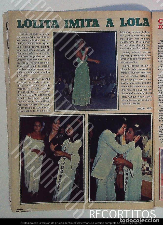 Coleccionismo de Revistas y Peri&oacute;dicos: LOLITA FLORES LOLA CAMILO SESTO