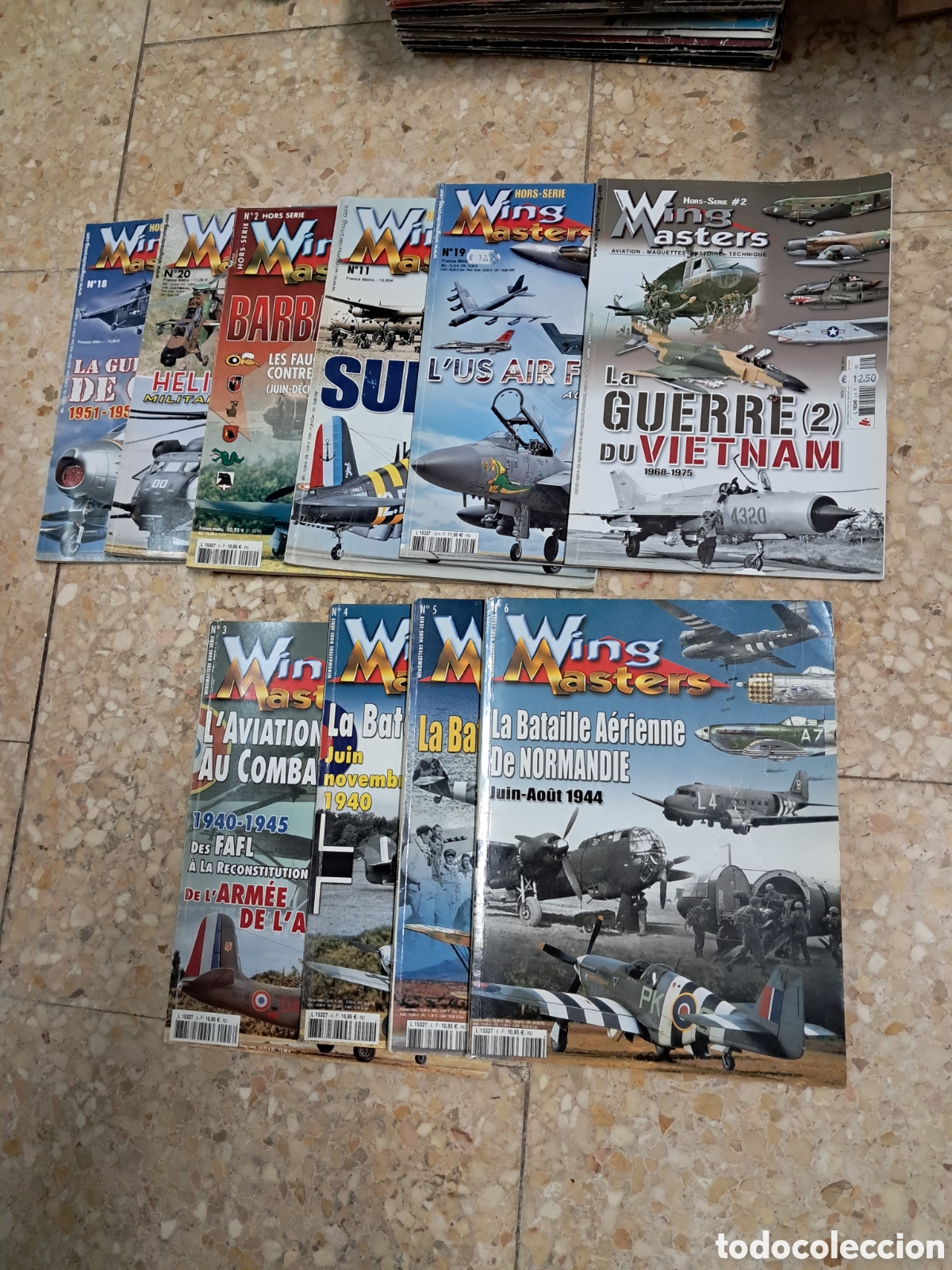 Coleccionismo de Revistas y Peri&oacute;dicos: Lote 10 revistas wing masters hors serie