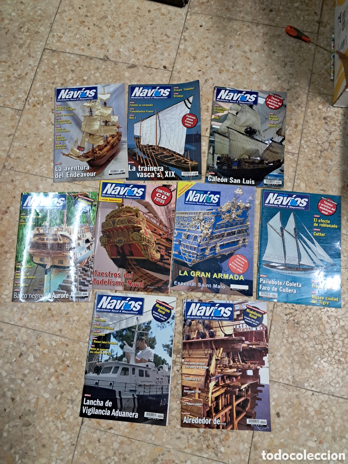 Collectionnisme de Revues et Journaux: Lote revista modelismo m&aacute;s nav&iacute;os masnavios