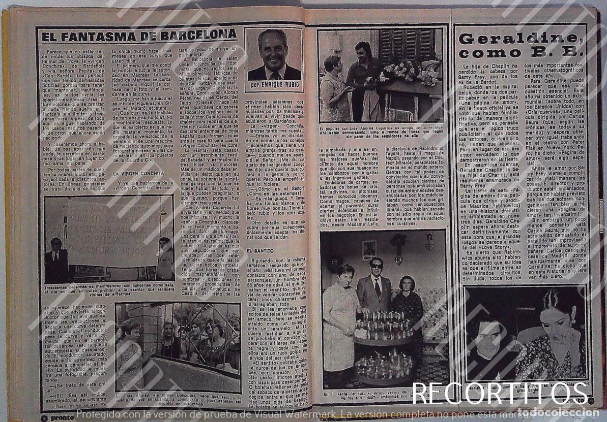 Coleccionismo de Revistas y Peri&oacute;dicos: EL FANTASMA DE BARCELONA GERALDINE CHAPLIN