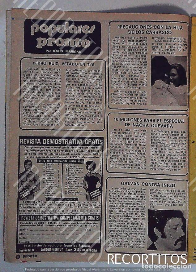 Coleccionismo de Revistas y Peri&oacute;dicos: ROCIO JURADO NACHA GUEVARA I&Ntilde;IGO JOSE MARIA